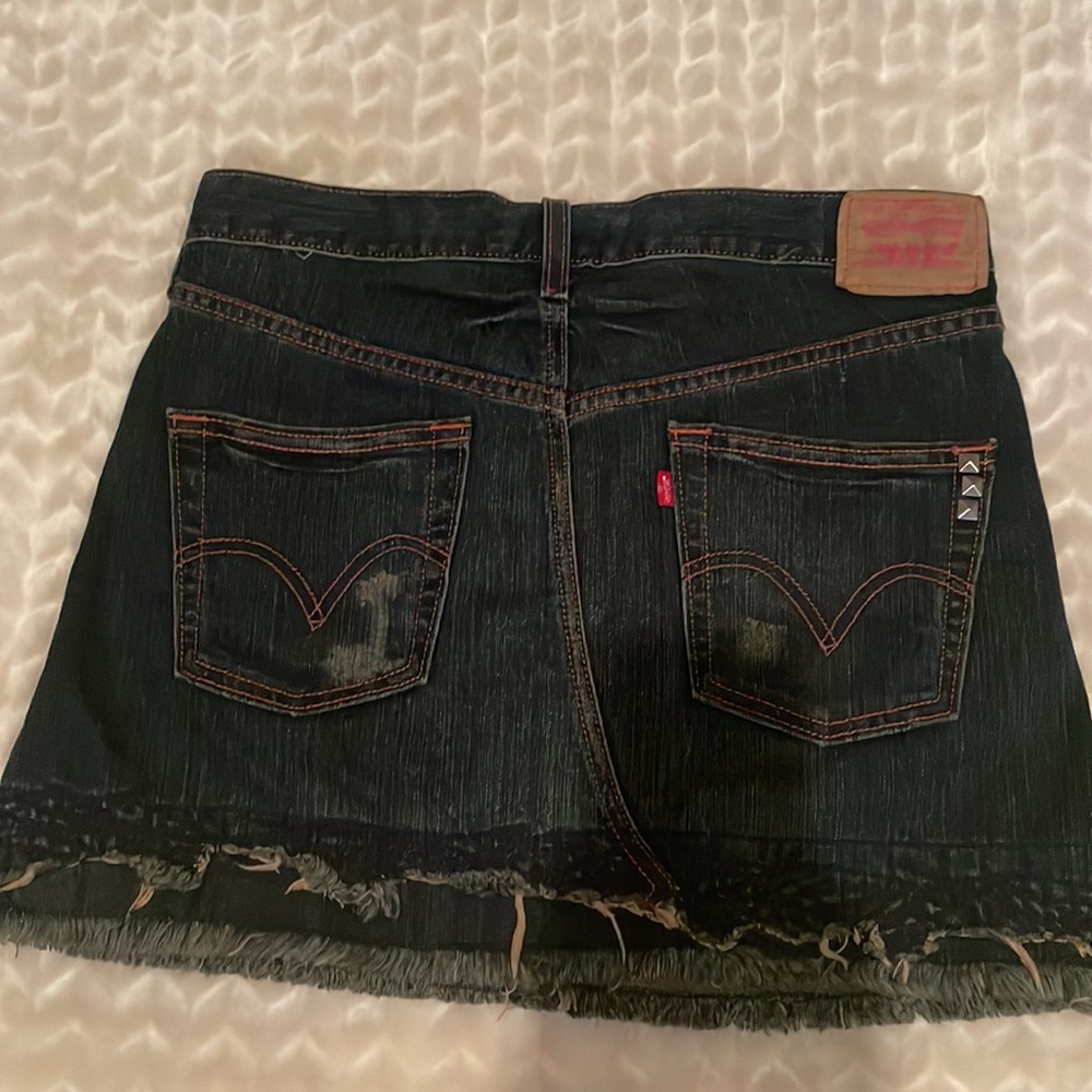 Levi Limited Edition Denim Mini Skirt - Picture 5 of 8